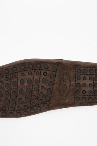 Mocassino Penny in pelle Scamosciata