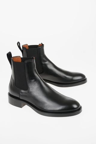 leather Chelsea boots