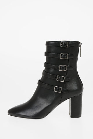 8cm leather AVIATOR Ankle boots