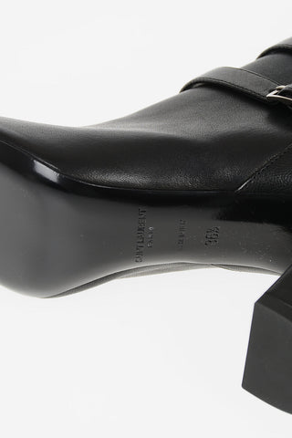 8cm leather AVIATOR Ankle boots