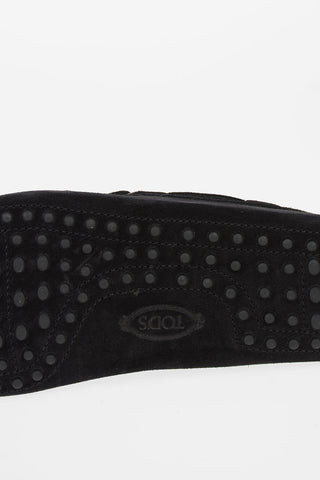 Mocassino Penny in pelle Scamosciata