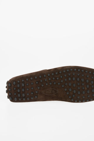 Mocassino Penny in pelle Scamosciata