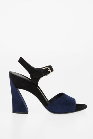 10.5cm Suede leather AEDE Ankle-strap sandals