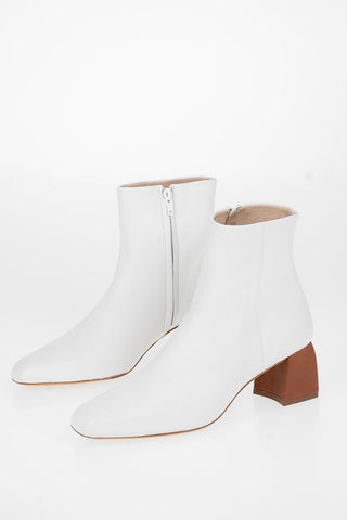 6cm leather MARTI Chunky Heel Ankle boots