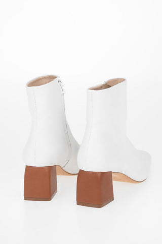 6cm leather MARTI Chunky Heel Ankle boots