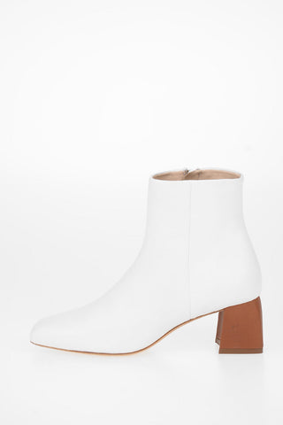 6cm leather MARTI Chunky Heel Ankle boots