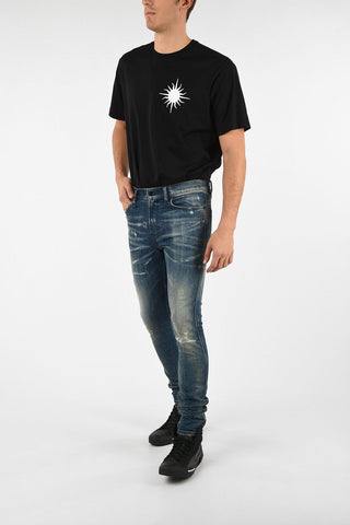 D-REEFT-T Sweat jeans Distressed 15cm