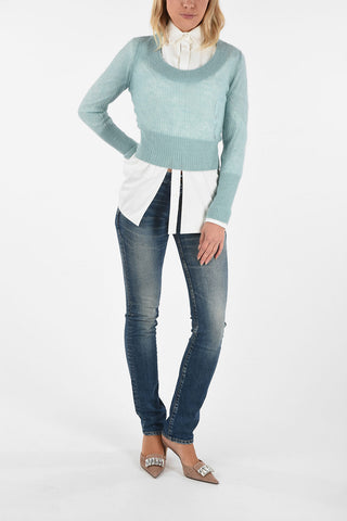 Scoop Neck  DAO Cropped Sweater
