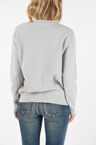 Cut Out Neck Sweater
