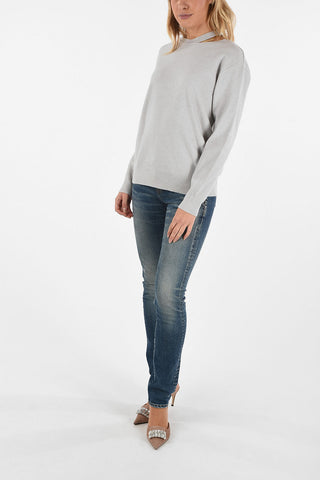 Cut Out Neck Sweater