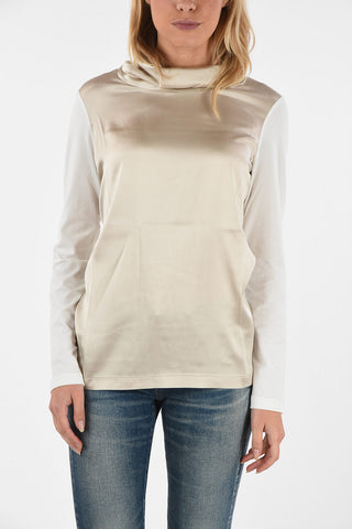 Turtle-neck blouse