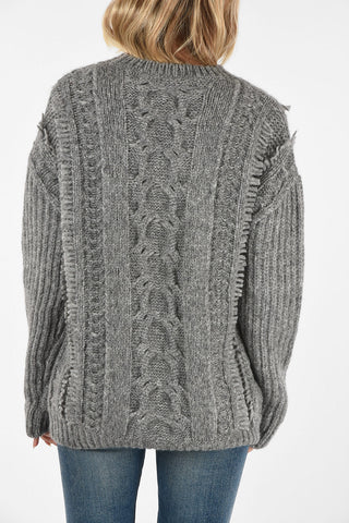 Crewneck Cable Sweater