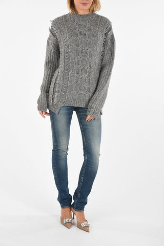Crewneck Cable Sweater