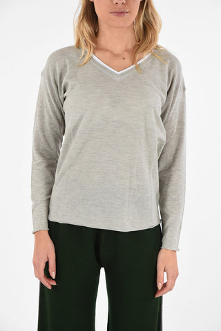 Cotton v-neck Sweater