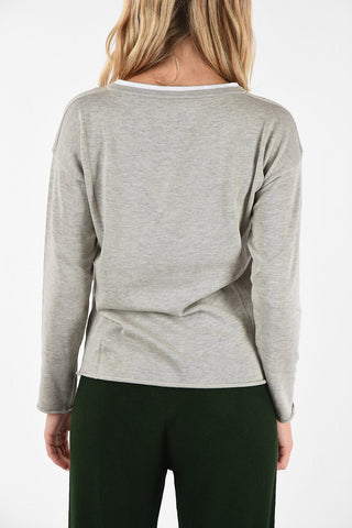 Cotton v-neck Sweater