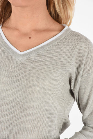 Cotton v-neck Sweater