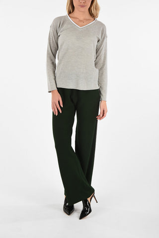 Cotton v-neck Sweater