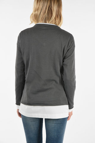 Cotton v-neck Sweater