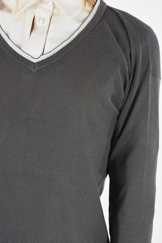 Cotton v-neck Sweater