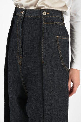 high-rise wide jeans