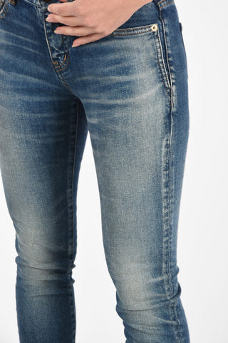 Stonewashed Slim Fit Jeans