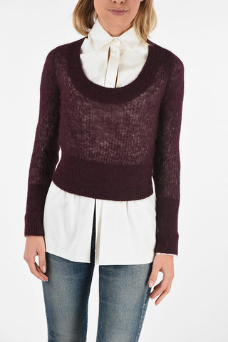 Scoop Neck  DAO Cropped Sweater