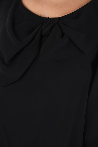 COLLEZIONI Blusa Crop con Fiocco