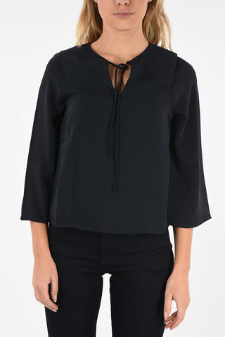 ARMANI JEANS Tie Neck 3/Sleeve Blouse