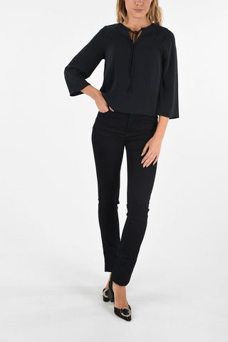 ARMANI JEANS Tie Neck 3/Sleeve Blouse