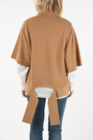 Maglia Girocollo Con Ricami Cavalli e Maniche a ¾