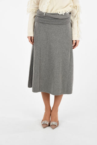 Knit Godet Skirt