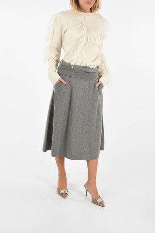 Knit Godet Skirt