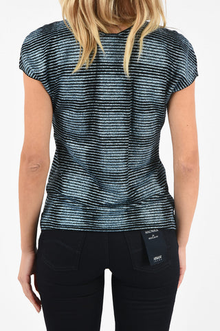 COLLEZIONI Check Glitter T-shirt