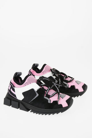 Fabric and Leather SORRENTO Sneakers