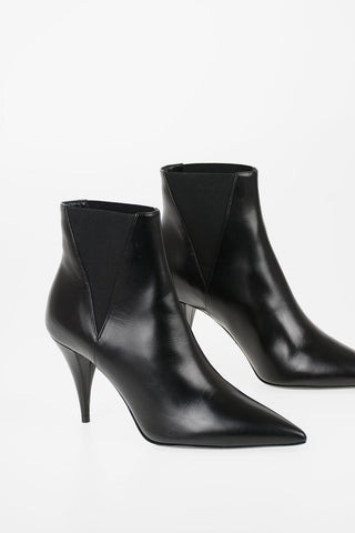 8cm Leather Ankle Boot