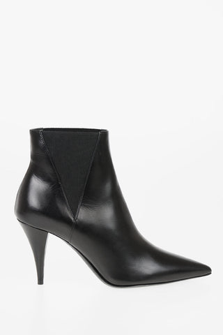 8cm Leather Ankle Boot