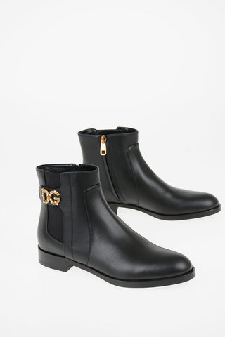 Leather Rodeo Ankle Boot