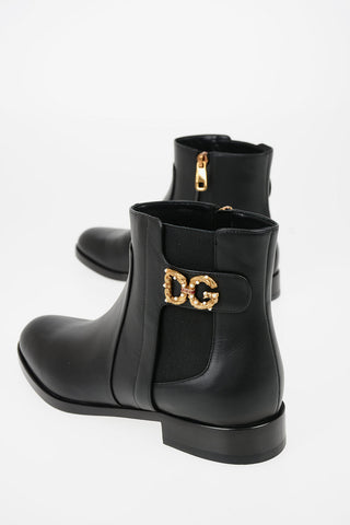 Leather Rodeo Ankle Boot