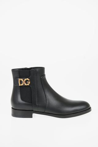 Leather Rodeo Ankle Boot