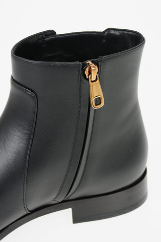 Leather Rodeo Ankle Boot