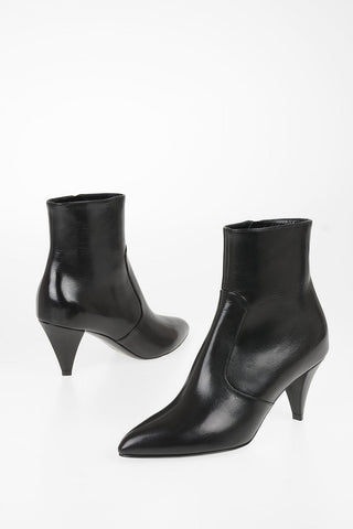 7cm Leather Ankle Boot