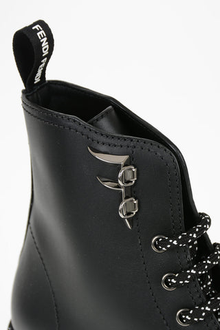 leather Combat boots