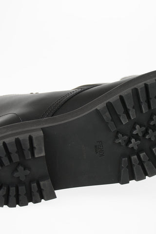 leather Combat boots
