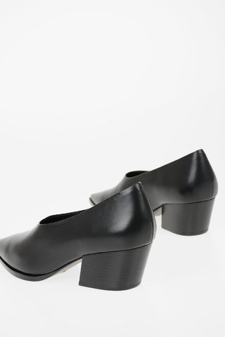 Décolleté in pelle Tacco Spesso 5 cm