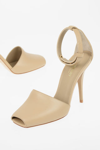 11 cm leather Stiletto Heel Ankle-strap sandals