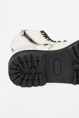Patent Leather Combat boots