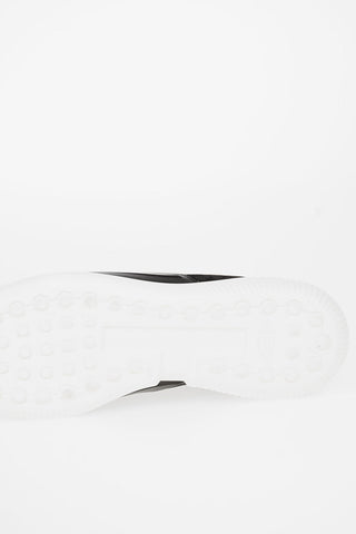 Sneaker in pelle scamosciata e Tessuto