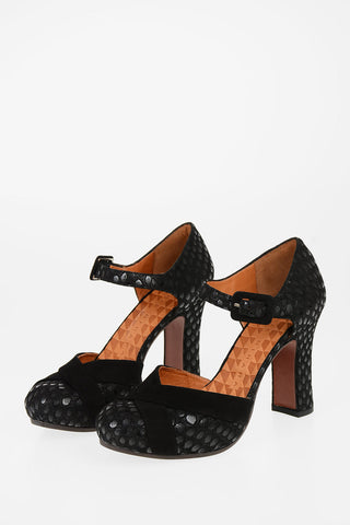 10cm leather DARA Mary Jane pumps