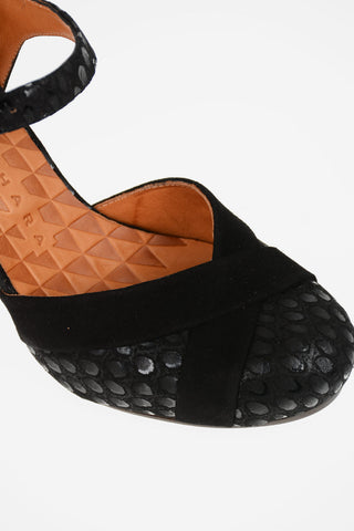 10cm leather DARA Mary Jane pumps