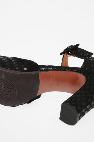 10cm leather DARA Mary Jane pumps